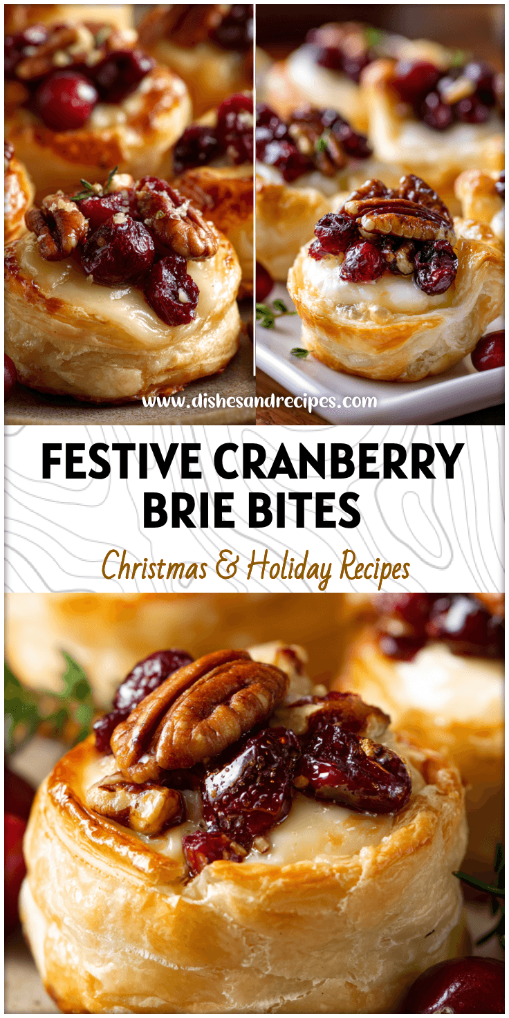 Cranberry Pecan Brie Bites – Easy Holiday Appetizer for Parties